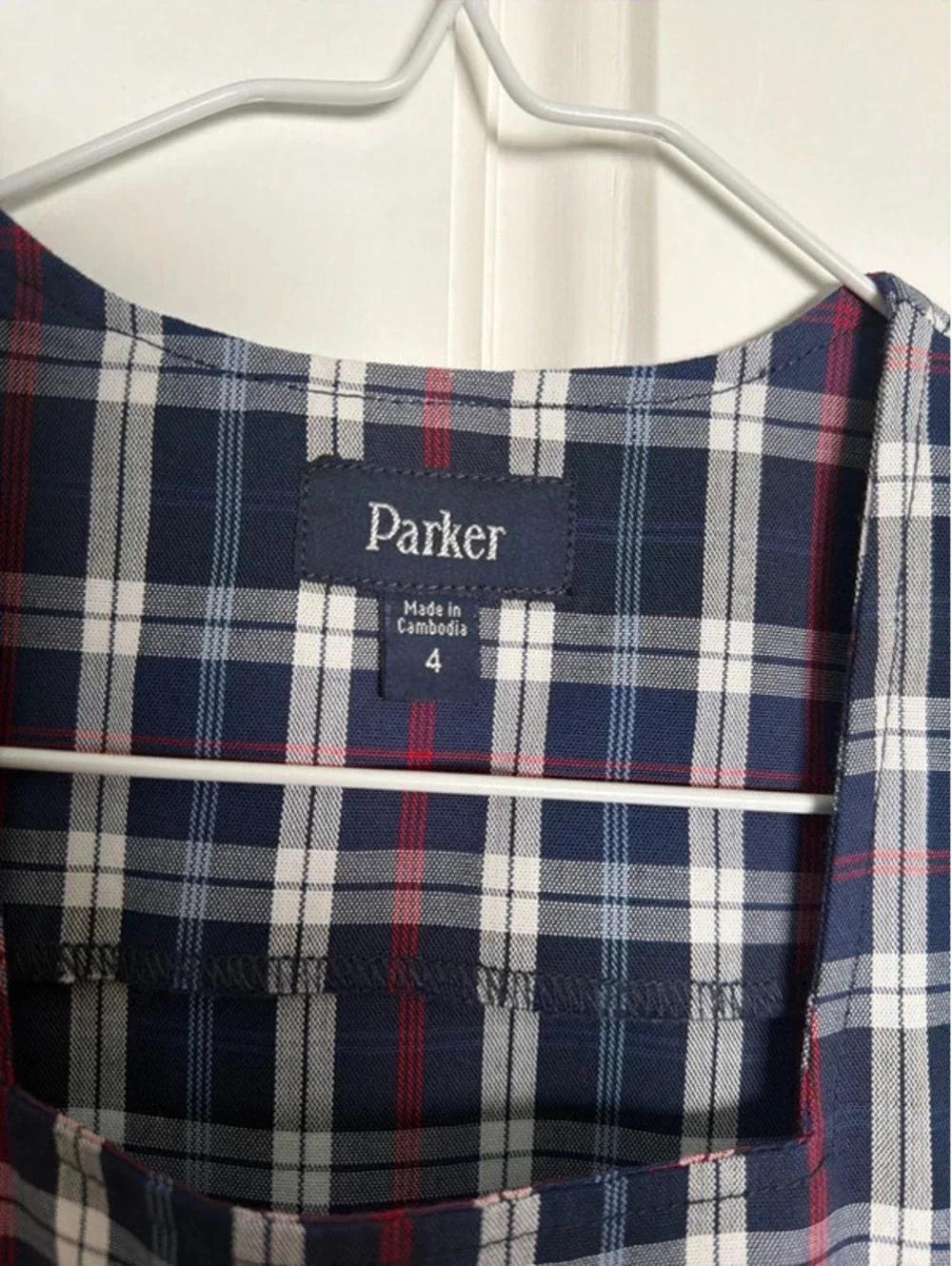 Parker Blue Pleated Apron Dress Uniform